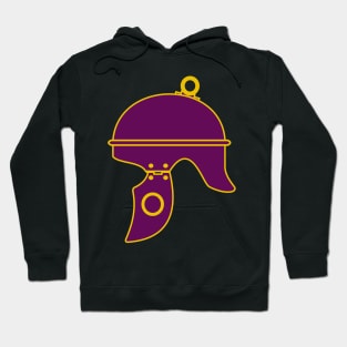 Republican Roman Helmet (Purple) Hoodie